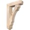 Ekena Millwork Olympic Arts and Crafts Smooth Bracket w/ Offset Brace, Douglas Fir, 7 1/2"W x 30"D x 42"H BKT0806X30X42OLY03SDF - alternate 1